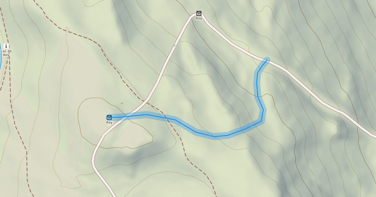 Map preview of La Traverse (nouvelle liaison 2025)