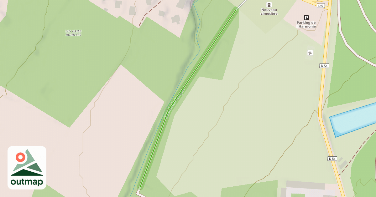 Map of Chemin du Maupas