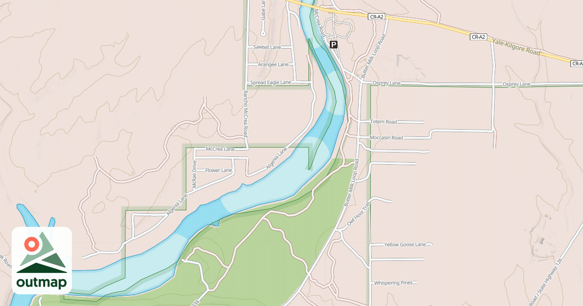 Map of LAKESIDE TRAIL