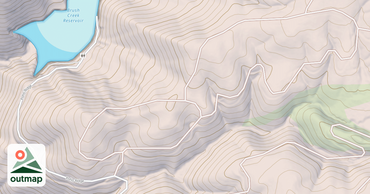 Map of Brushy