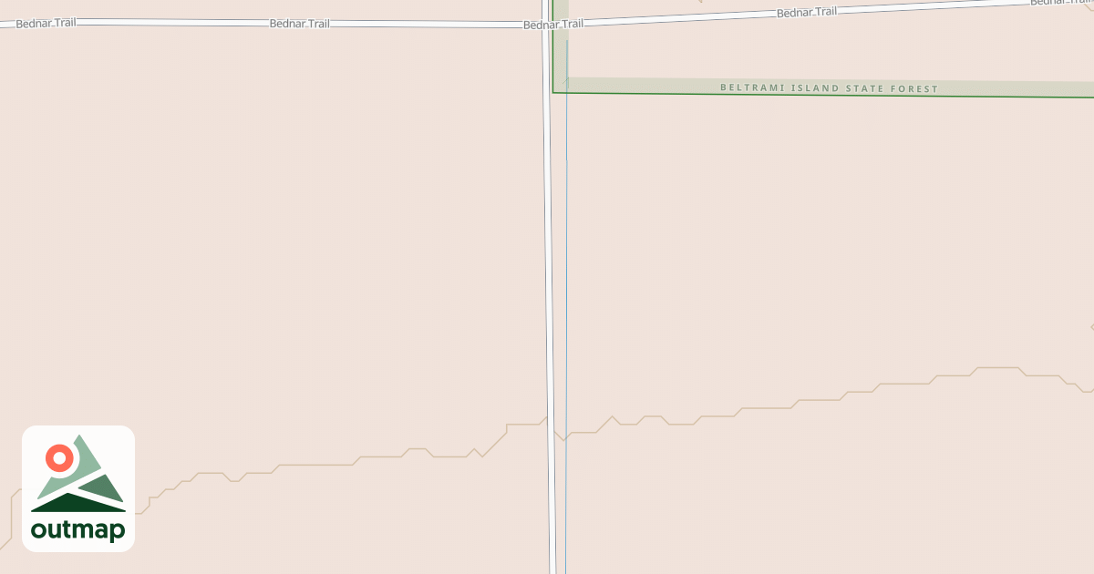 Map of Warroad/Roseau Trails