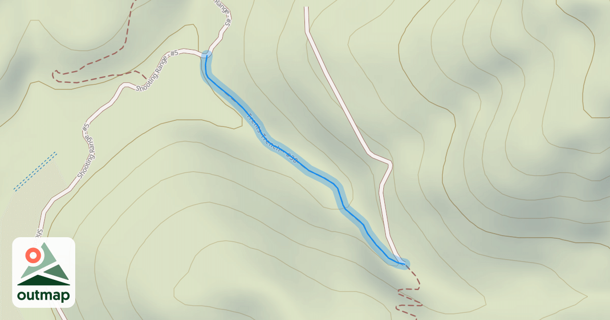 Map of Trents Trench - #30