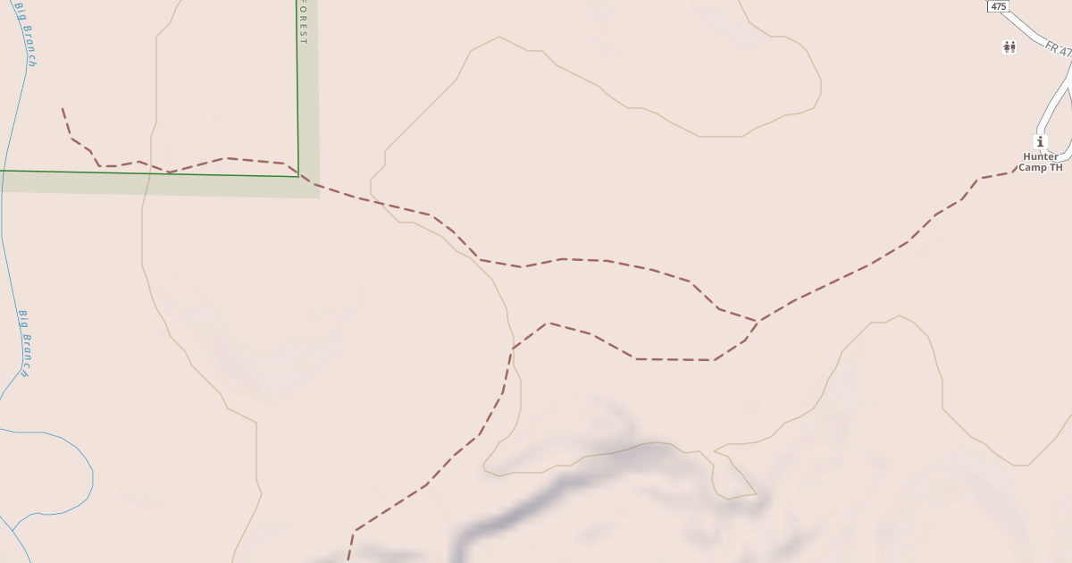Map preview of USFS National Forest System Roads {8D7D42AD-6BE7-43DB-8FA6-F2891A16C1DE}