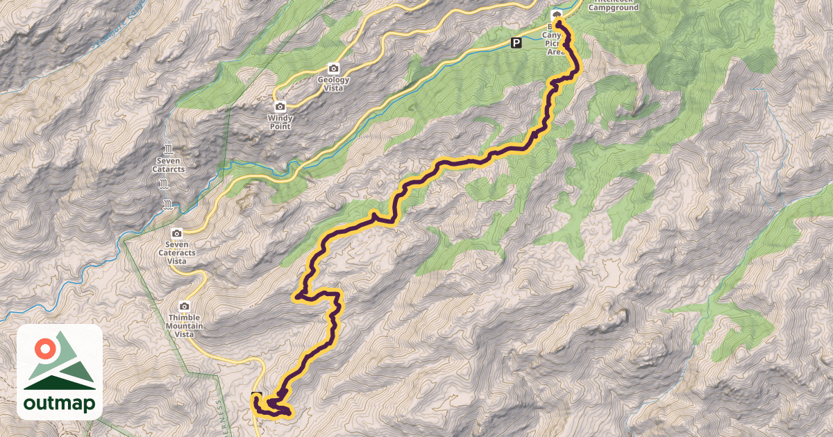 Map of Bug Springs Trail #10