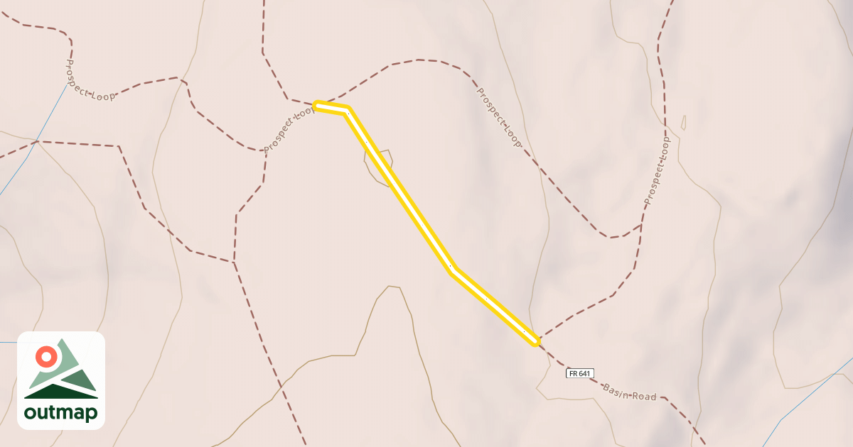 Map of Basin Trail
