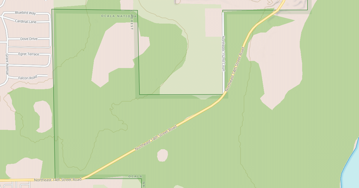 Map preview of NE 14TH ST. RD.