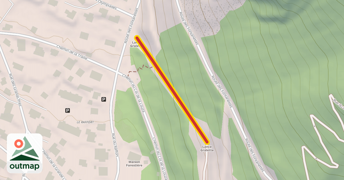 Map of Lance Gralette