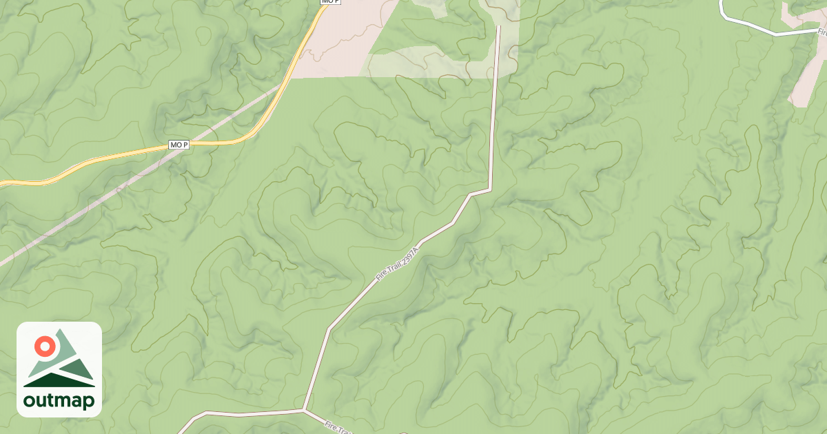 Map of MISSIONARY RIDGE SPUR A