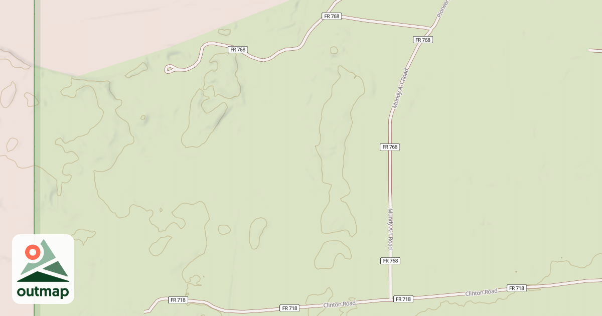 Map of MUNDY A-1