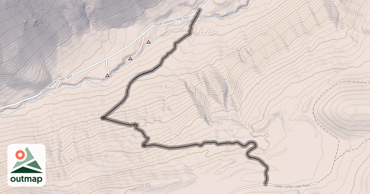 Map of Willow Meadow Road