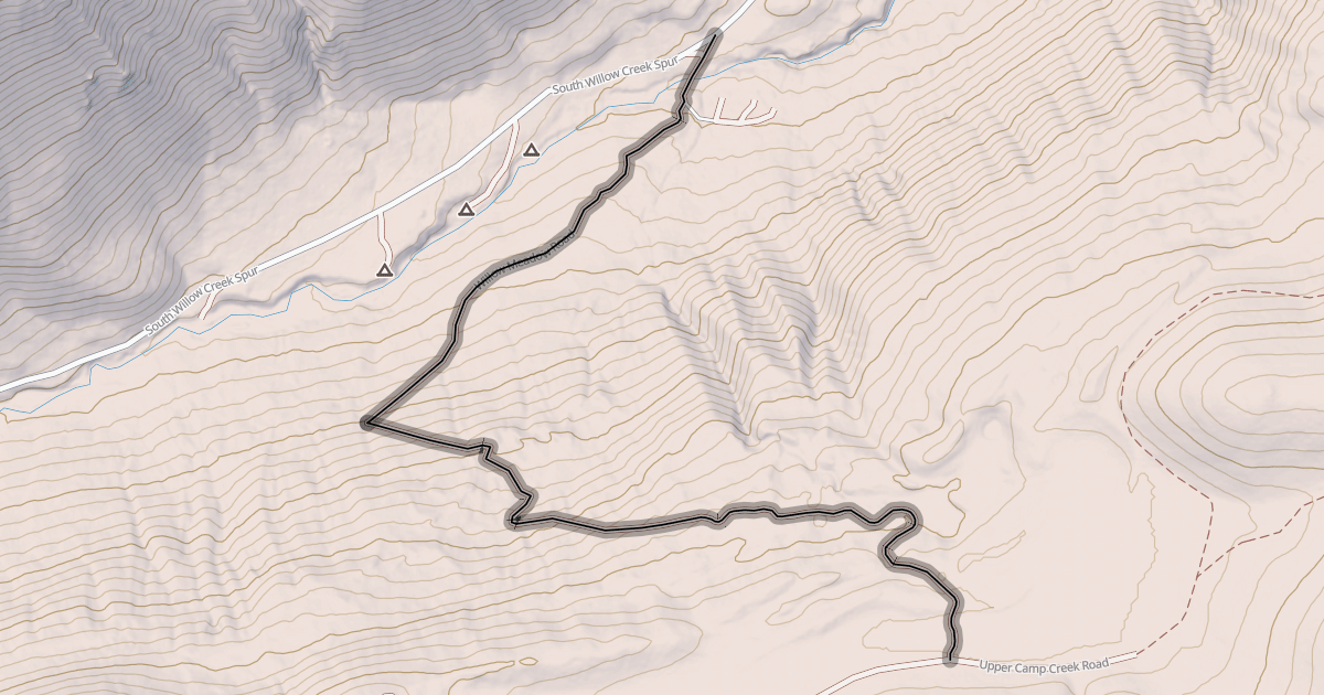 Map preview of Willow Meadow Road