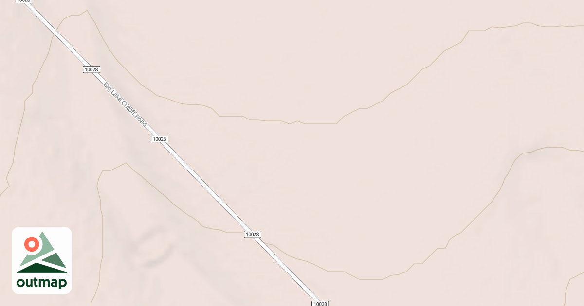 Map of BIG LAKE CUTOFF DISPERSED A