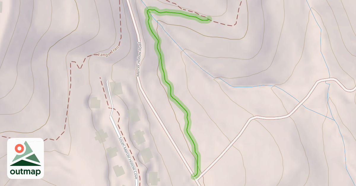 Map of Fango Access Trail