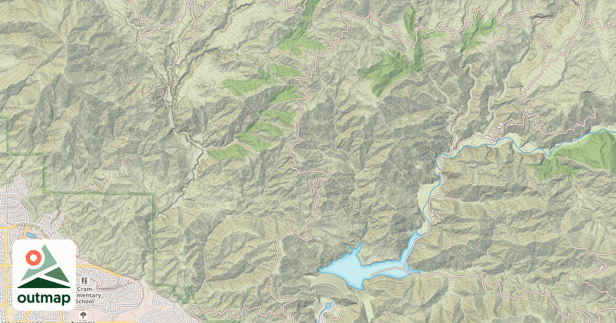 Map of ALDER CREEK