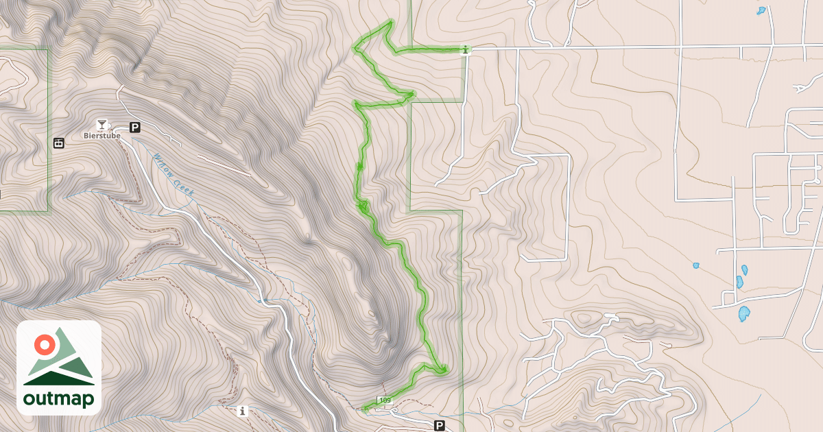 Map of Palisades Trail