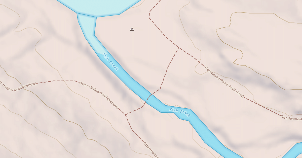 Map preview of Fsih Creek Bridge Trail