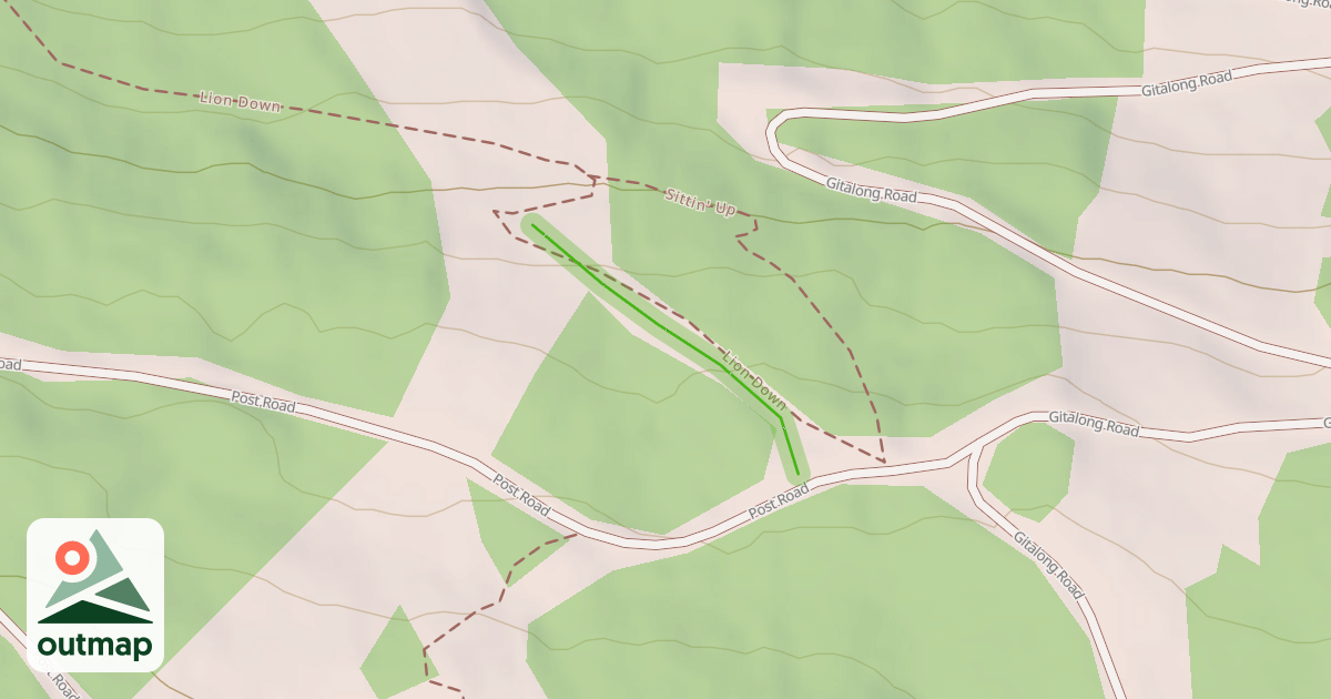 Map of Vail Village Catwalk - Upper