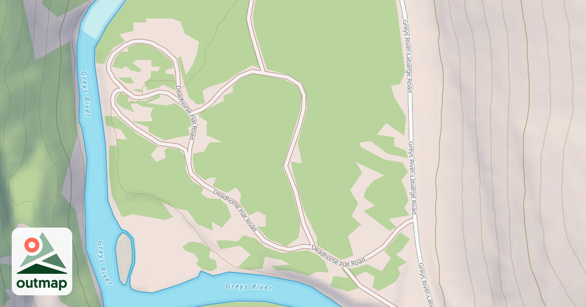 Map of DEADHORSE FLAT