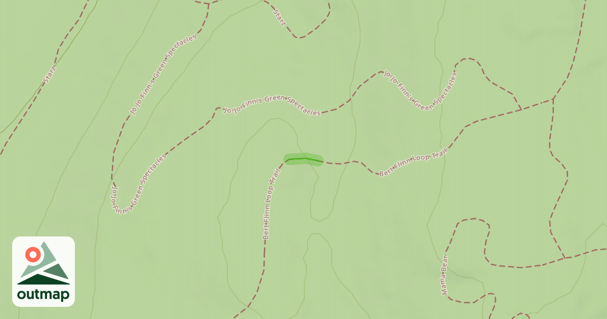Map of Bert Flinn Loop Trail