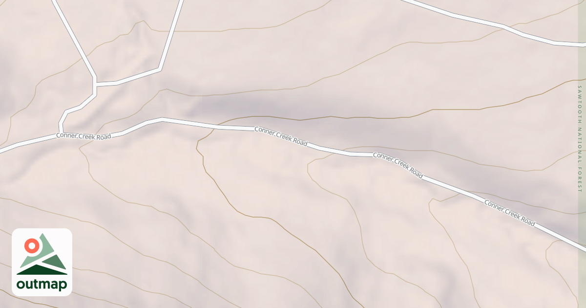Map of CONNER FLAT