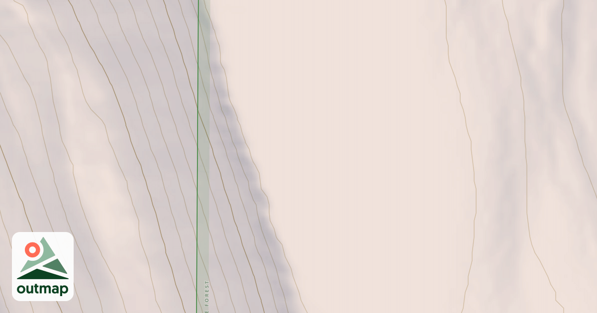 Map of Overlook 1 Trail in Steuben