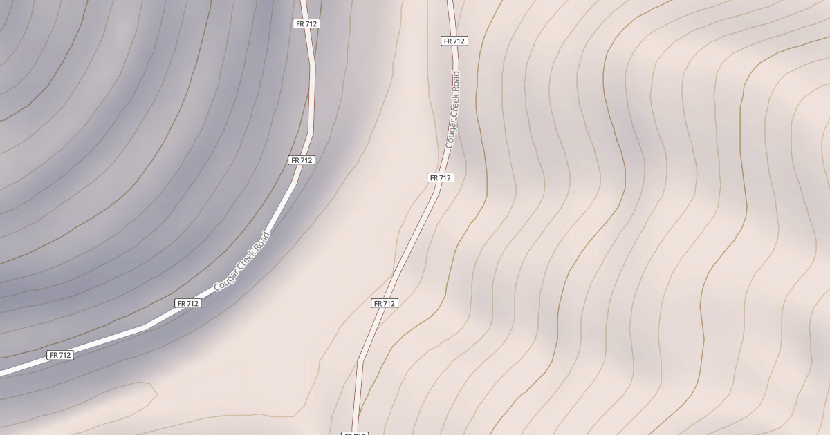 Map preview of COUGAR CREEK