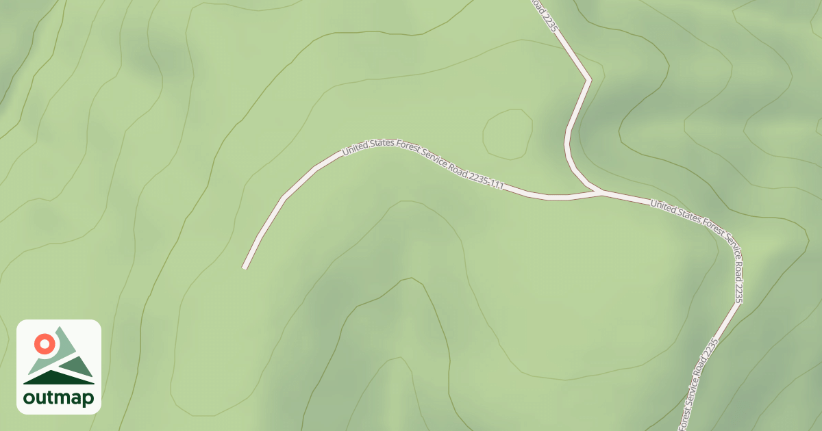 Map of USFS Motor Vehicle Use Map Roads {0CA05C91-6A9C-422A-97BC-17CBB475BB3F}