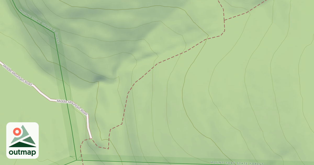 Map of Robert Frost Trail