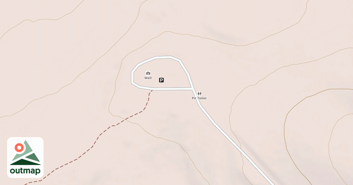 Map of BUCKING MULE FALLS T.H.