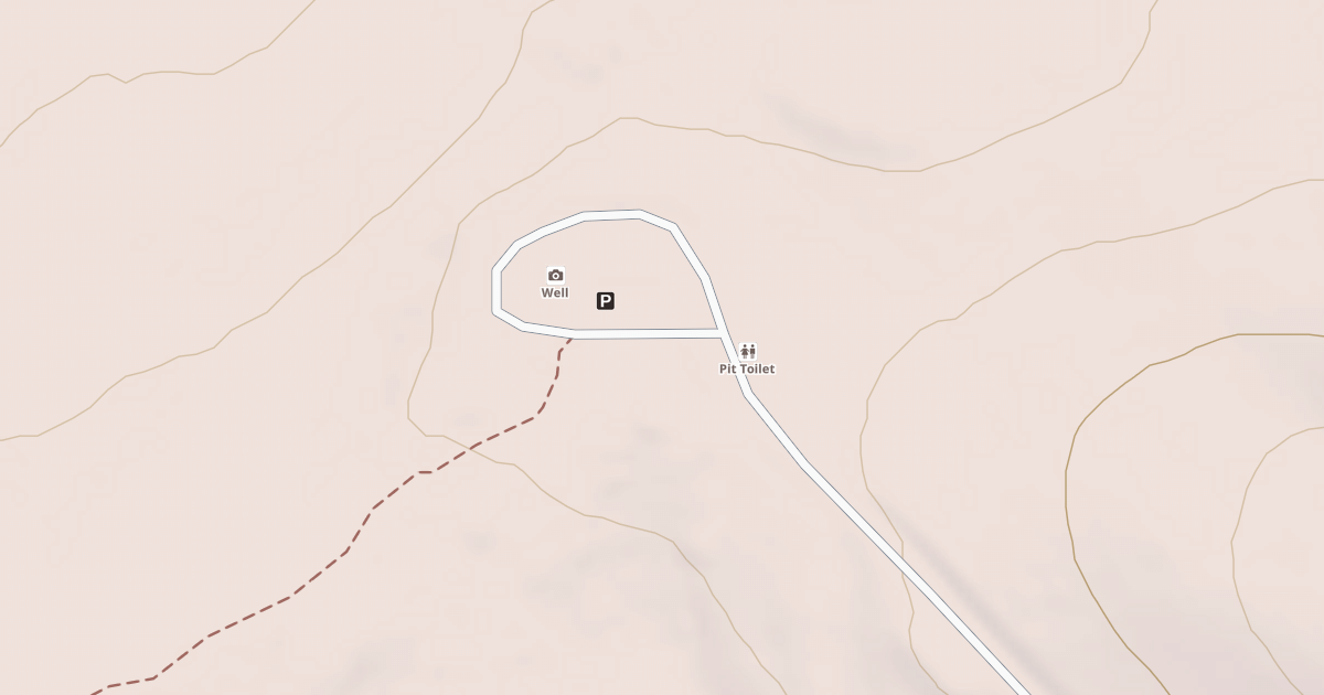 Map preview of BUCKING MULE FALLS T.H.