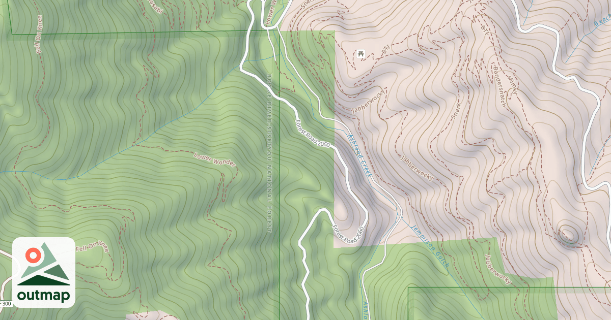 Map of ASHLAND LOOP