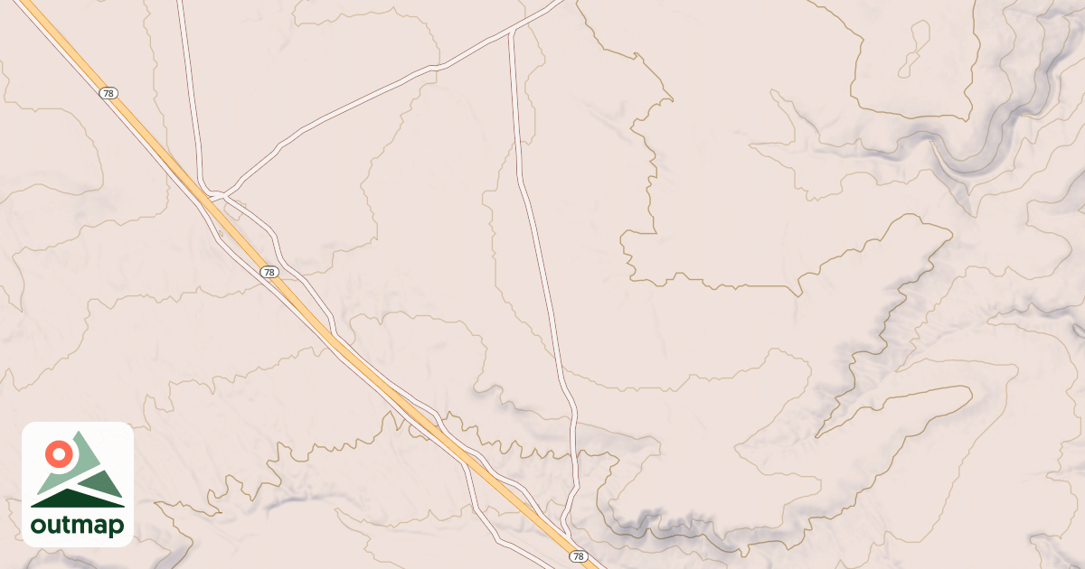 Map of BLM National GTLF Public Motorized Roads 03f9f7a7-e9a9-4264-9377-03cd95f7e318