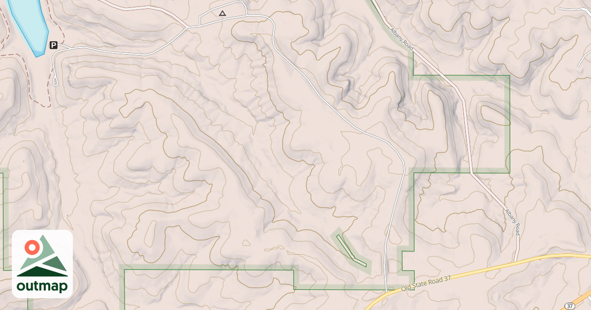 Map of SADDLE LAKE