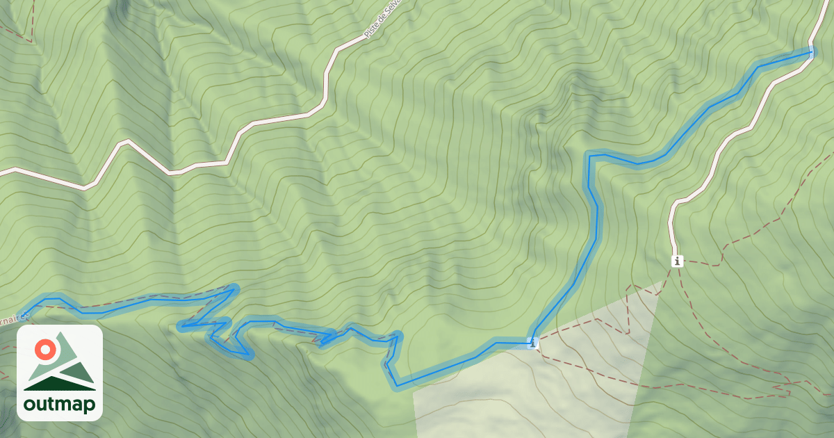 Map of Chemin du Tournairet
