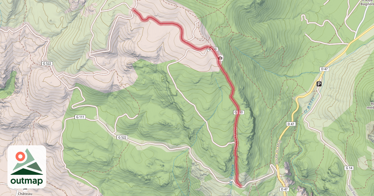 Map of Piste La Capelle