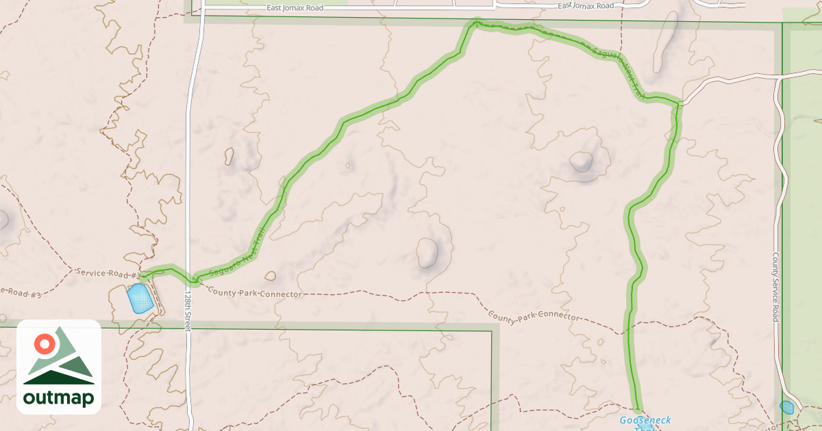 Map of Saguaro Nest Trail