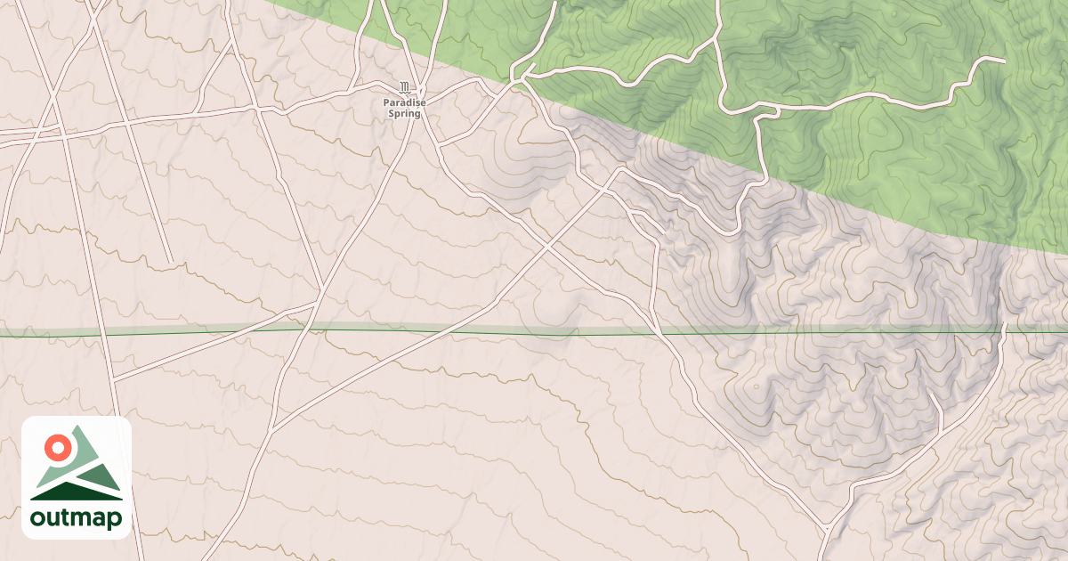 Map of MILDRED MINE