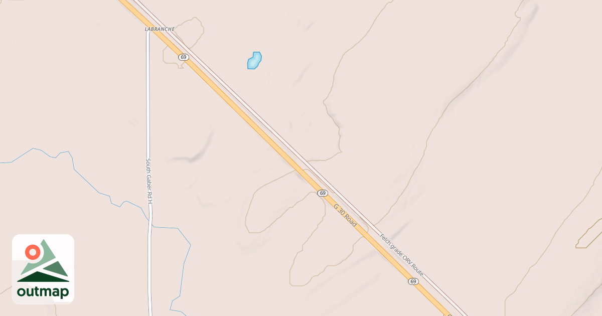 Map of Felch Grade Route