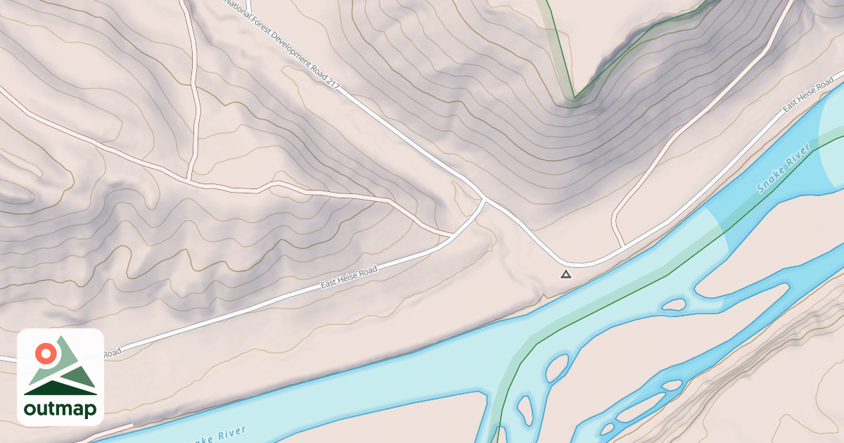 Map of SOUTH FORK SNAKE
