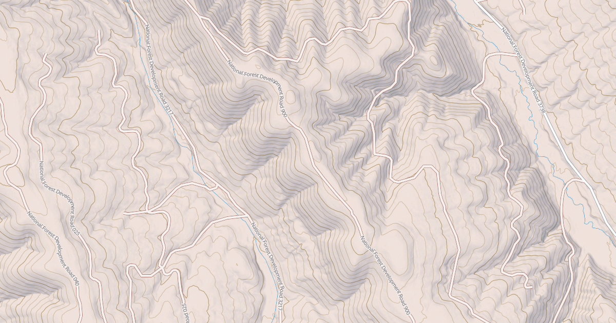Map preview of USFS Motor Vehicle Use Map Trails 18195