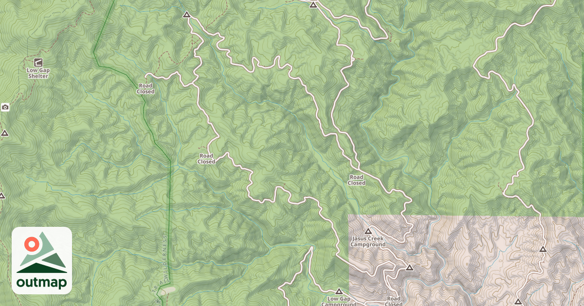 Map of AUGUSTINE GAP