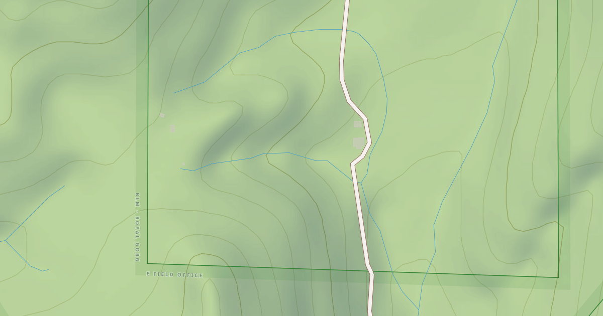 Map preview of BLM National GTLF Public Motorized Roads 8c1af632-36a5-4c55-a43b-94696c350514