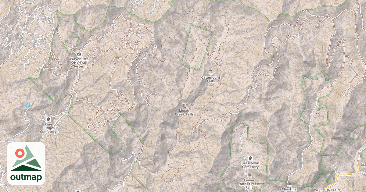 Map of MOSES CREEK