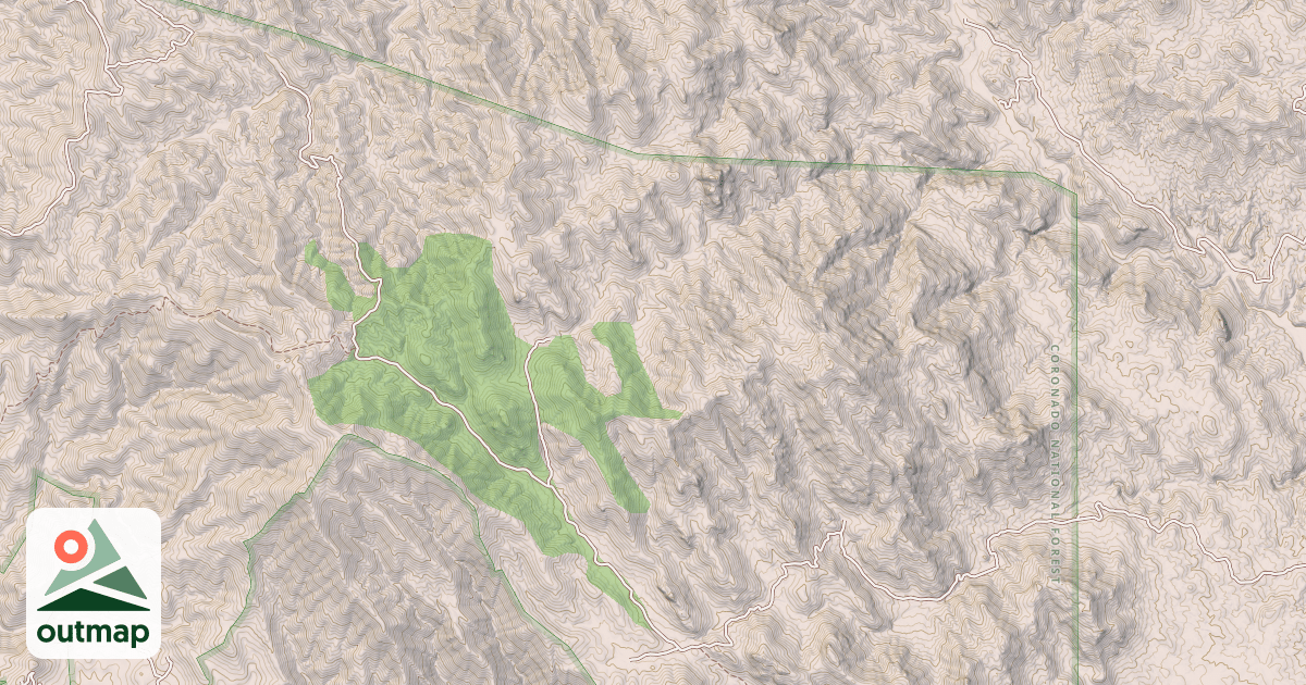 Map of GOODWIN CANYON
