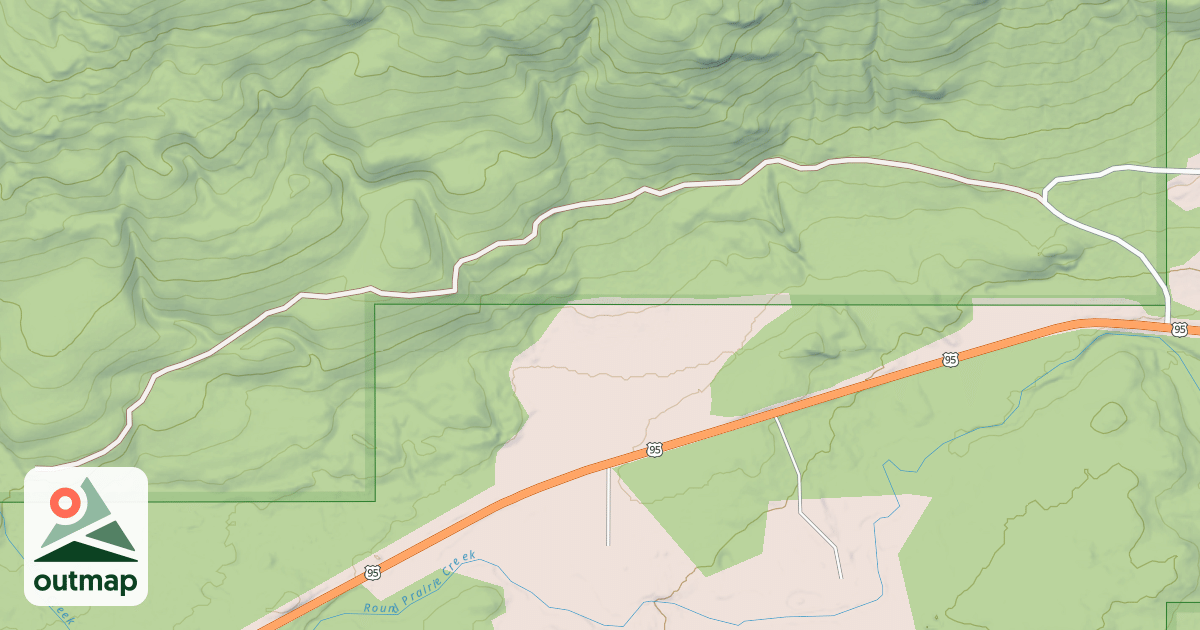 Map of MILLER CREEK