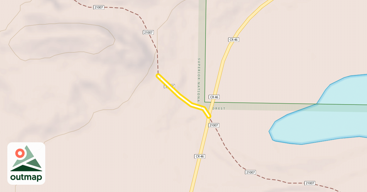 Map of Border Route Trail