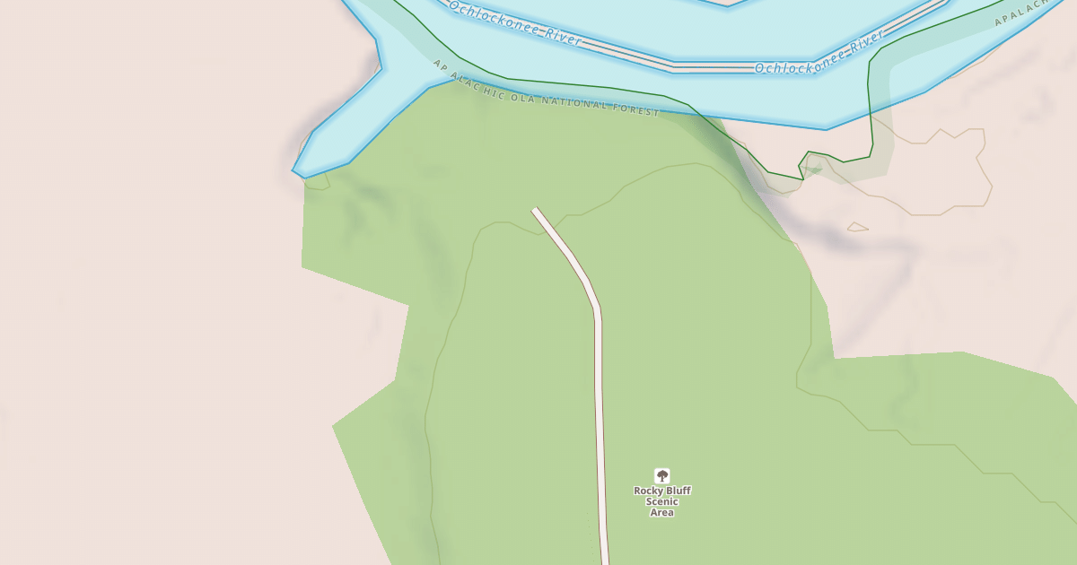 Map preview of ROCKY BLUFF