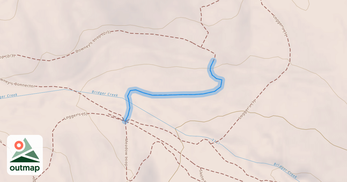 Map of Downey’s Loop (1/3)