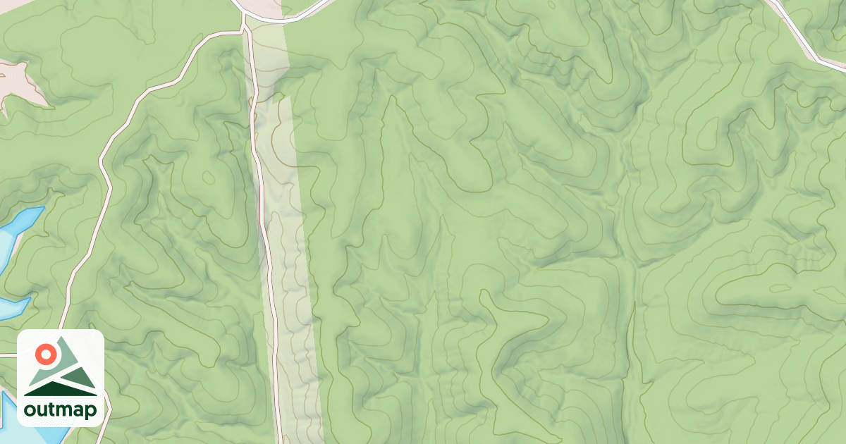 Map of BEAR TICK RIDGE