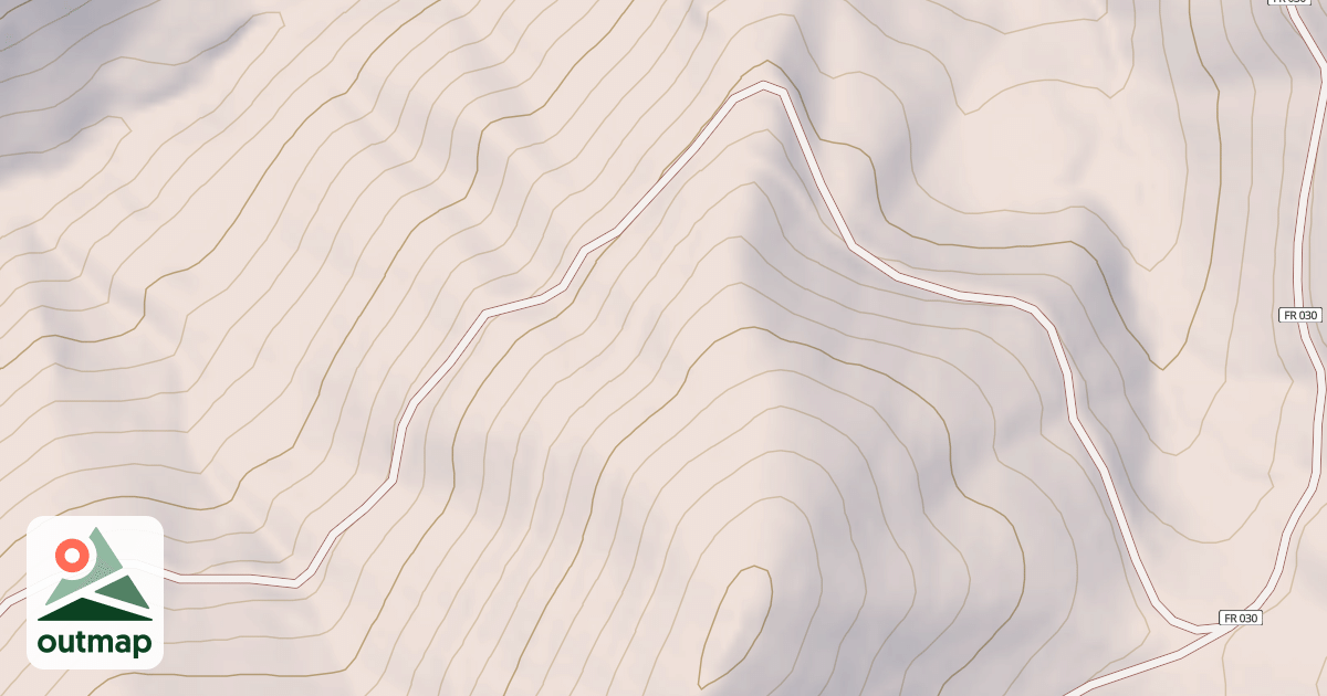 Map of PARADISE TIMBER SPUR B